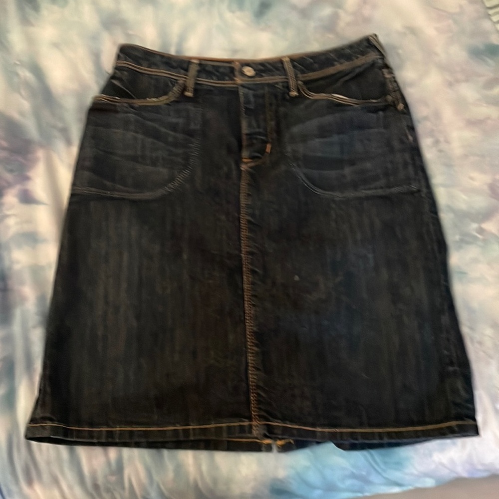 jean skirt